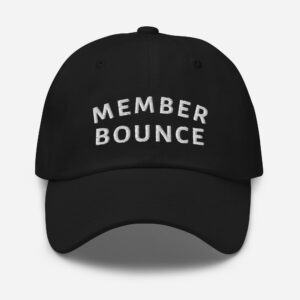 Member Bounce Embroidered Cap