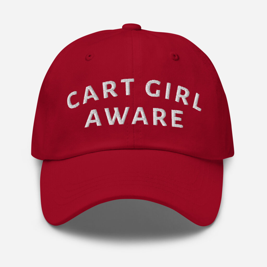 Cart Girl Aware Embroidered Cap